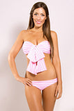 CRYSTAL COVE SWEETHEART BRIEFS - CANDY STRIPE