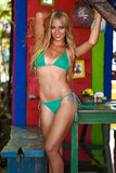 APPLE COCO TRIANGLE SET - GREEN/KHAKI