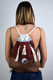 MERLOT FRINGED MINI NOMAD