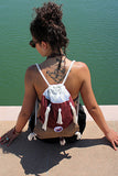 MERLOT FRINGED MINI NOMAD